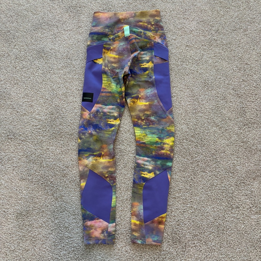 Lululemon Cargo Super High Rise Hiking Tight‎ Womens 2 Altered Nature Gorpcore - Picture 9 of 11